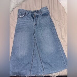 Levi's Light Blue Denim with Brown Patch